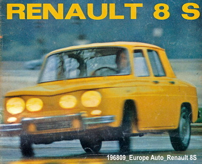 196809 Europe Auto Renault 8S