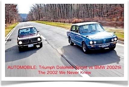 Dolomite vs BMW 2002 s