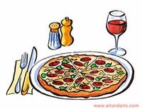 pizza & wine