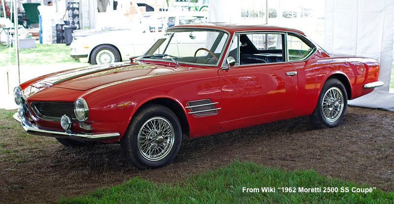 1962 Moretti 2500 SS Coupe