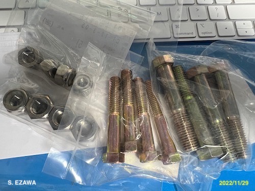 20221130 Delivery HT Bolts 1