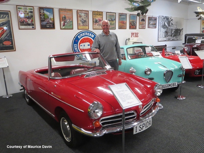 Keith with his NSU Spider Oct 2019