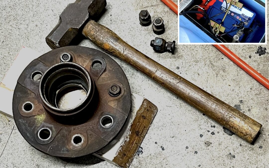 2025.2.8 公道復帰10年、経年劣化修復プロジェクト (84) – フロントハブ＆ボルトのチェック