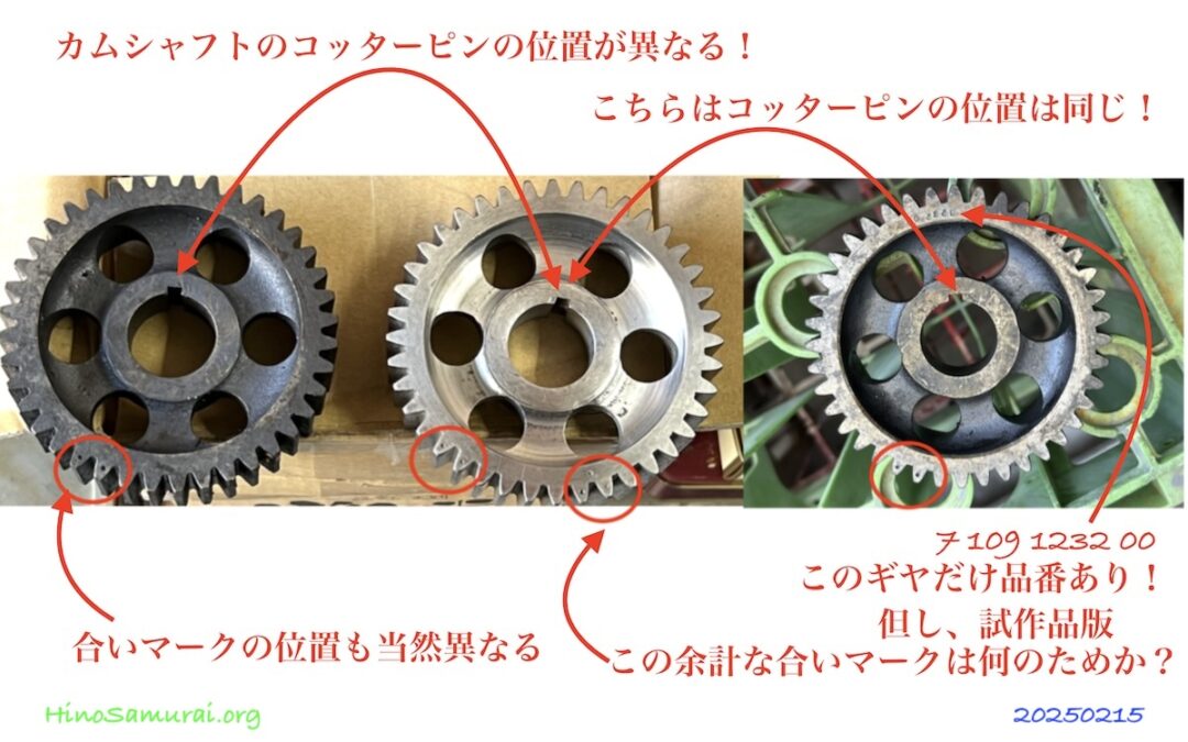 2025.2.15 考古学な日々 (22) – 古の部品：ワークス用カムギア
