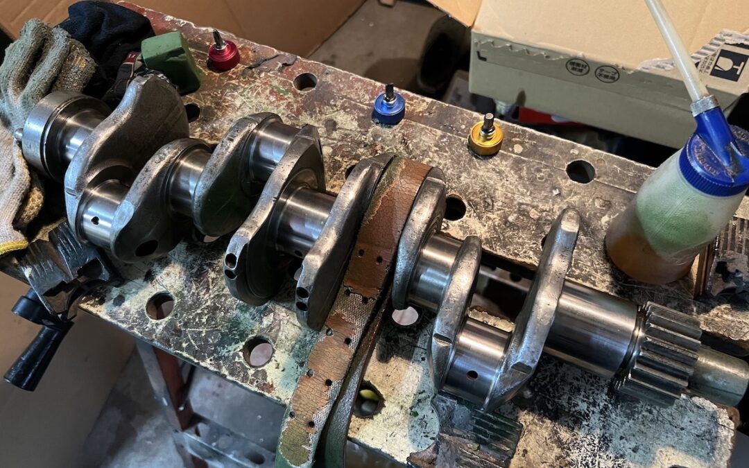 2023.11.18 公道復帰10年、経年劣化修復プロジェクト (19) – クランクシャフトのラッピング