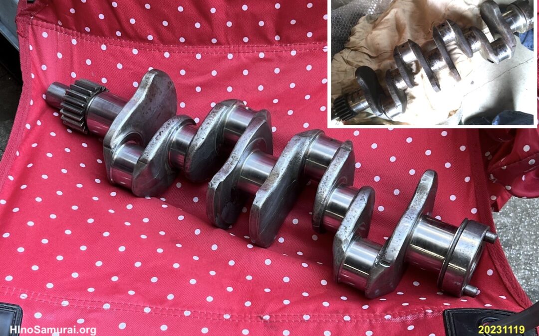 2023.11.19 公道復帰10年、経年劣化修復プロジェクト (20) – クランクシャフトのラッピング