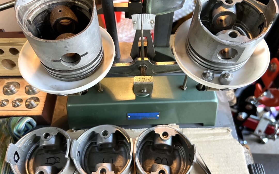 2023.11.23 公道復帰10年、経年劣化修復プロジェクト (21) – ピストン重量合わせ