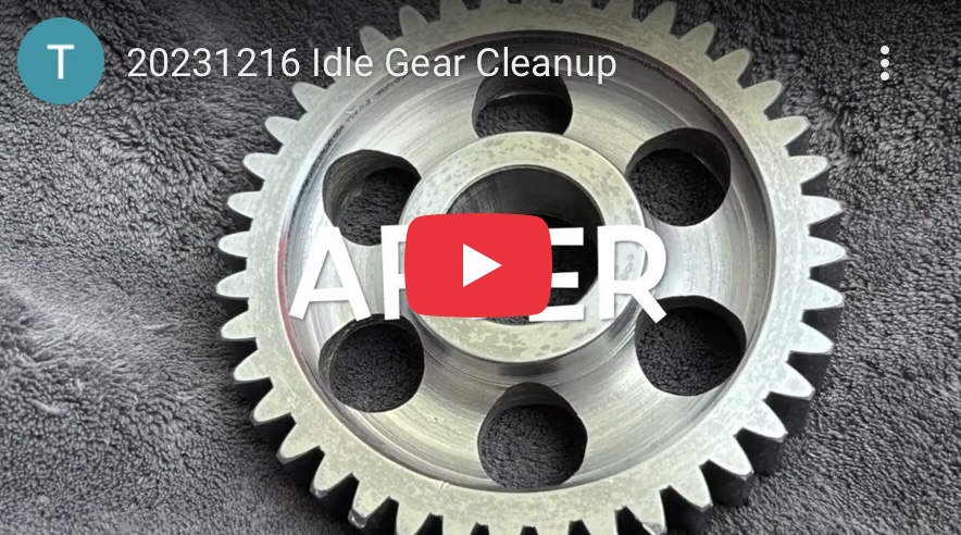 2023.12.16 公道復帰10年、経年劣化修復プロジェクト (26) – アイドルギアのクリーンアップ＆サウンド