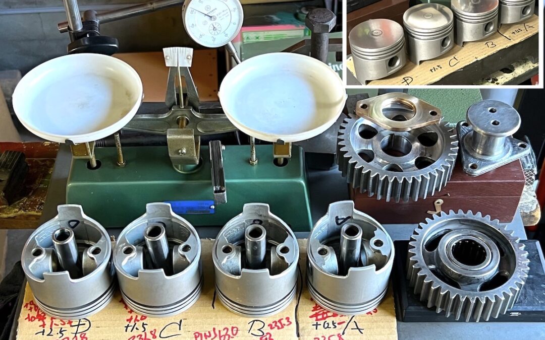 2023.12.23 公道復帰10年、経年劣化修復プロジェクト (27) – ピストン＆ピンの重量合せ