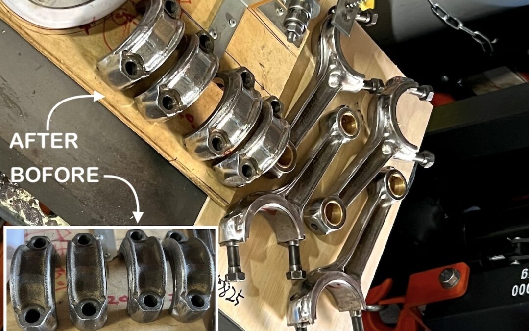 2024.8.25 公道復帰10年、経年劣化修復プロジェクト (46) – コンロッドキャップのクリーンアップ開始