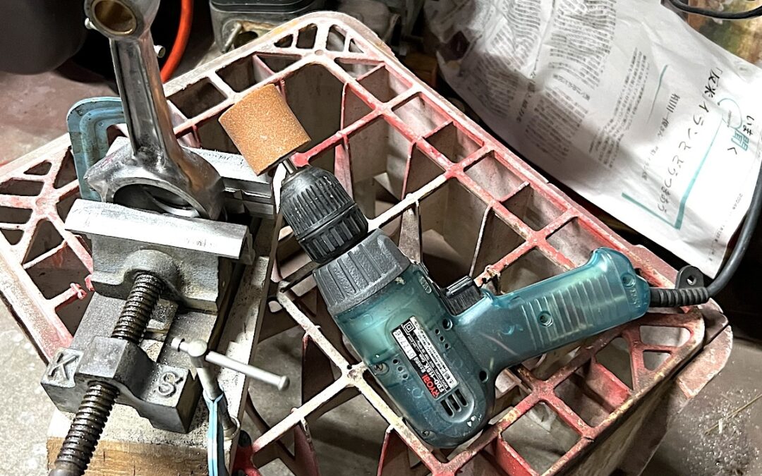 2024.11.4 公道復帰10年、経年劣化修復プロジェクト (63) – 新たなコンロッドのバランシング (続)