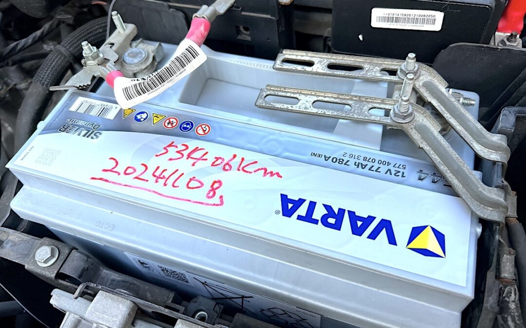 2024.11.8 冬到来！バッテリー交換完了！