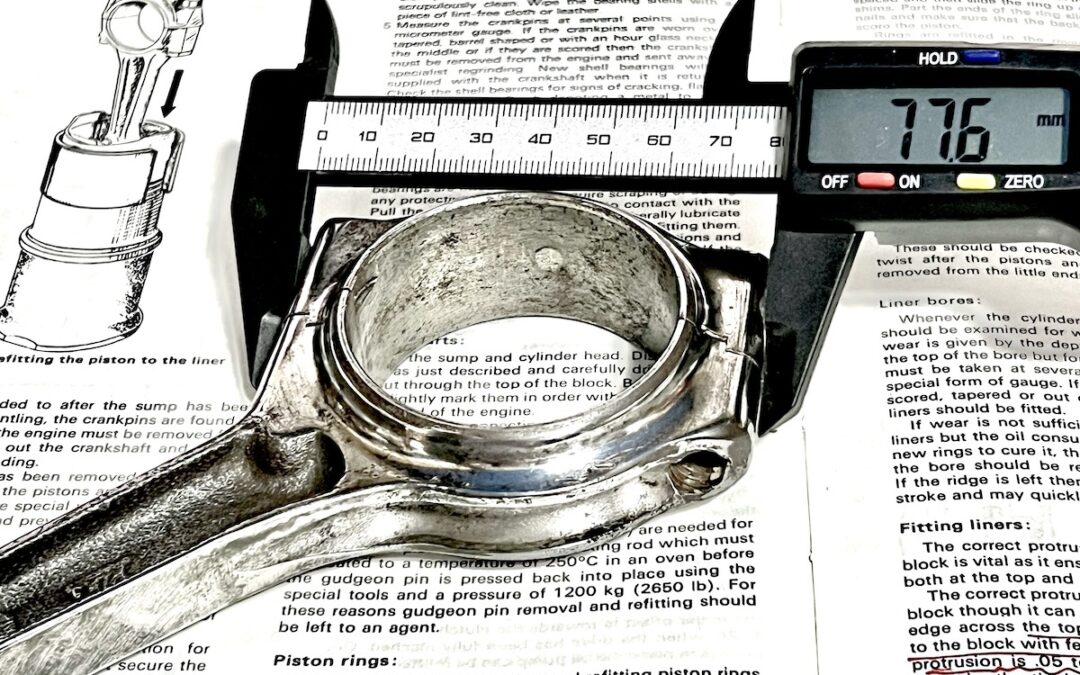 2024.10.10 考古学な日々 (18) – 古の部品：水平割コンロッドのインストレーション？