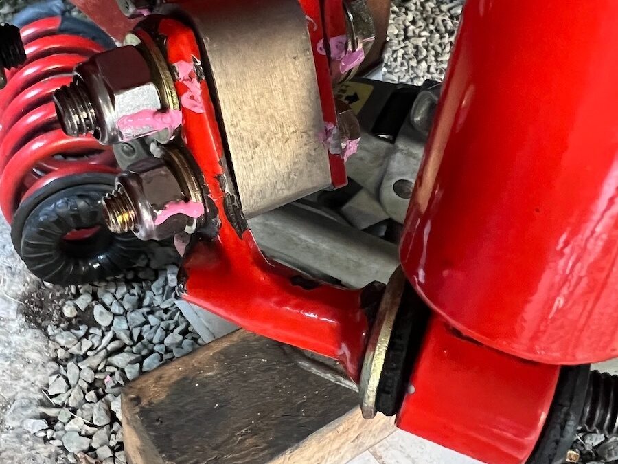 2022.12.2 足まわりのボルト…もう脱落は許されない！