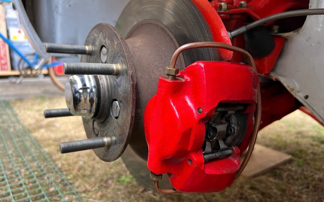 2023.2.18 フロントディクスブレーキ調整