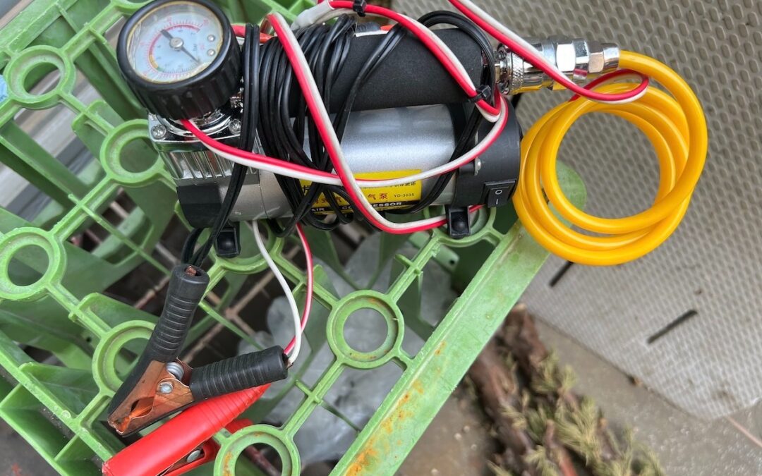 2023.3.11 どうする？タイヤ用 12V エアポンプ?