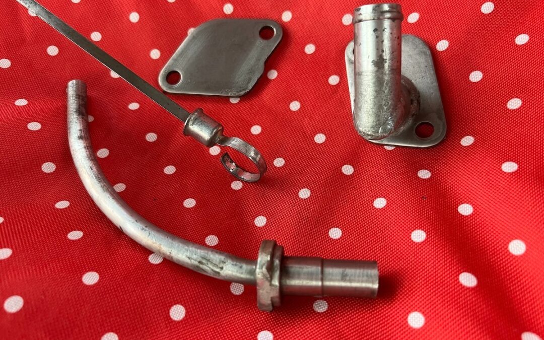 2023.7.30 公道復帰10年、経年劣化修復プロジェクト (2) エンジン  一歩一歩 – 小物パーツのメッキ処理へ