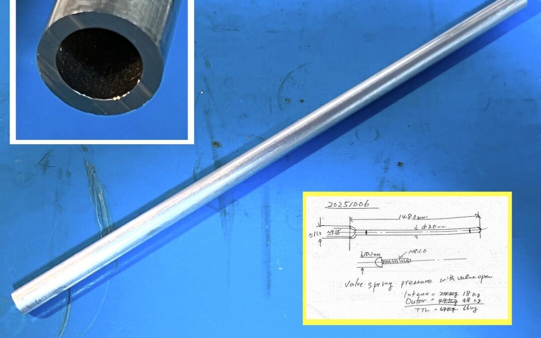 2025.10.22 公道復帰10年、経年劣化修復プロジェクト (131) – プッシュロッドの再考 – 本日のデリバリー