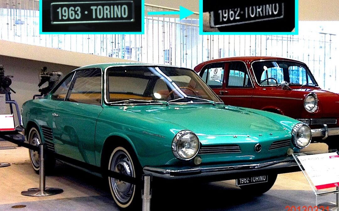 2025.12.25 日野コンテッサ900スプリント – “TORINO” フロントナンバープレート